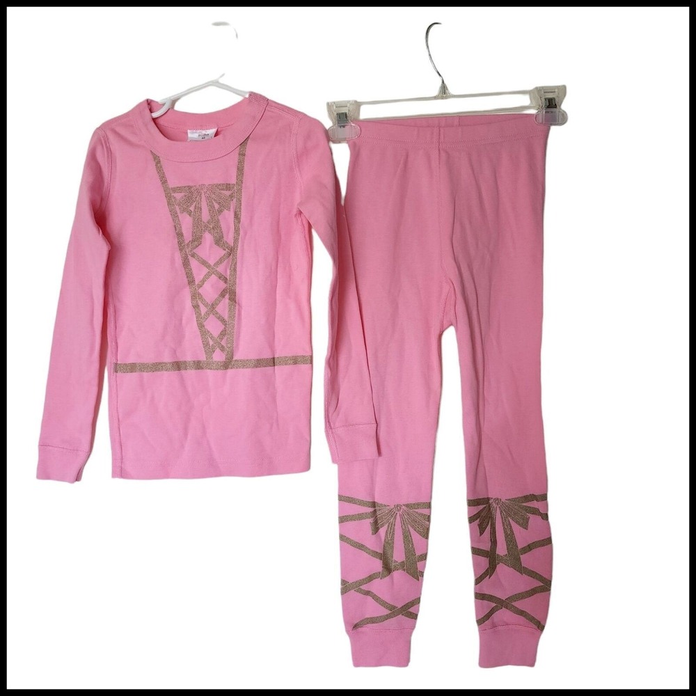 Hanna Andersson Glow In The Dark Long John Pajama Fairy Dancer size 110 size 5